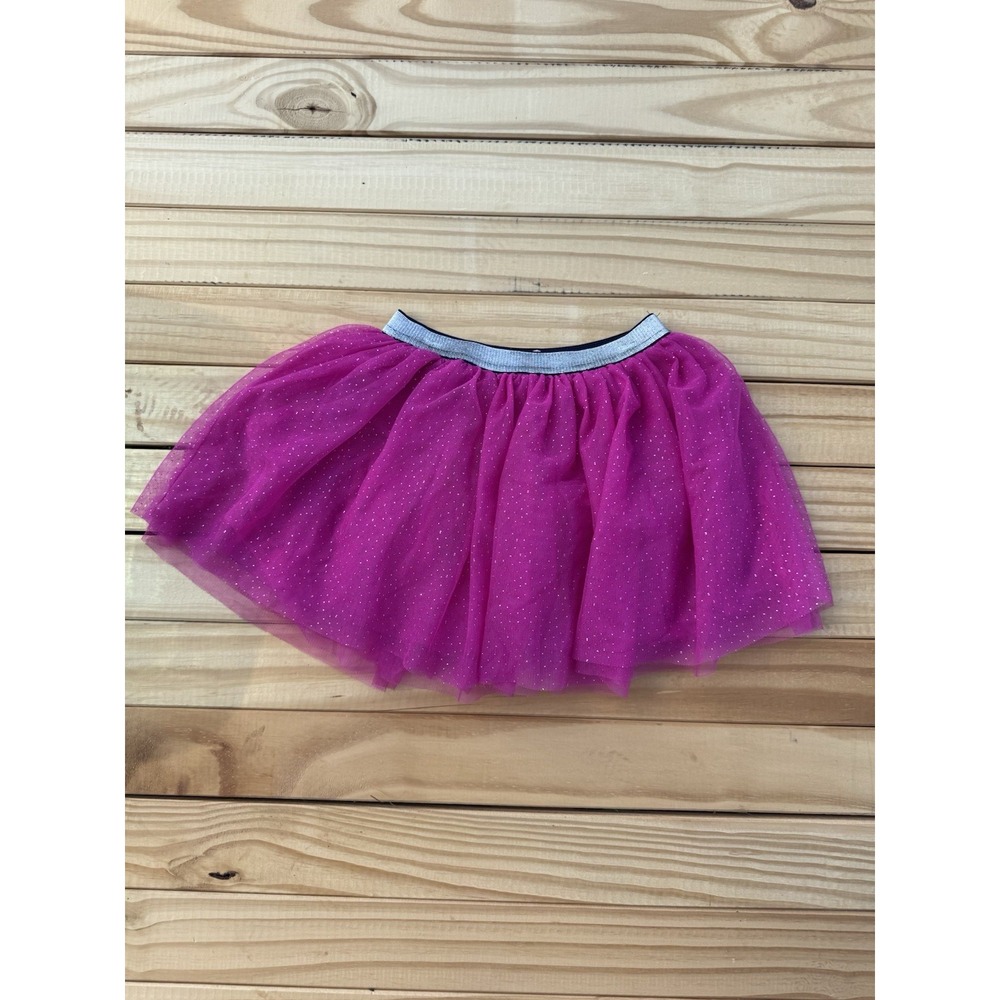 BTWEEN Girl's Sparkly Layered Party Dance Skirt Size 4/5